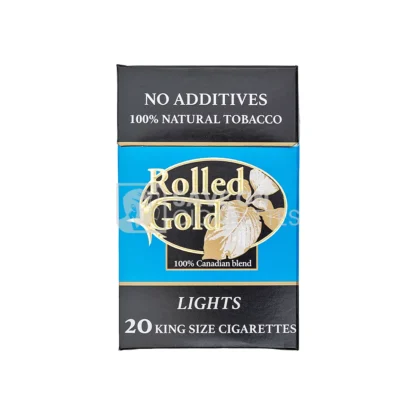 Rolled Gold Lights - Cigarettes