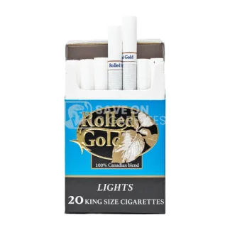 Rolled Gold Lights Cigarettes