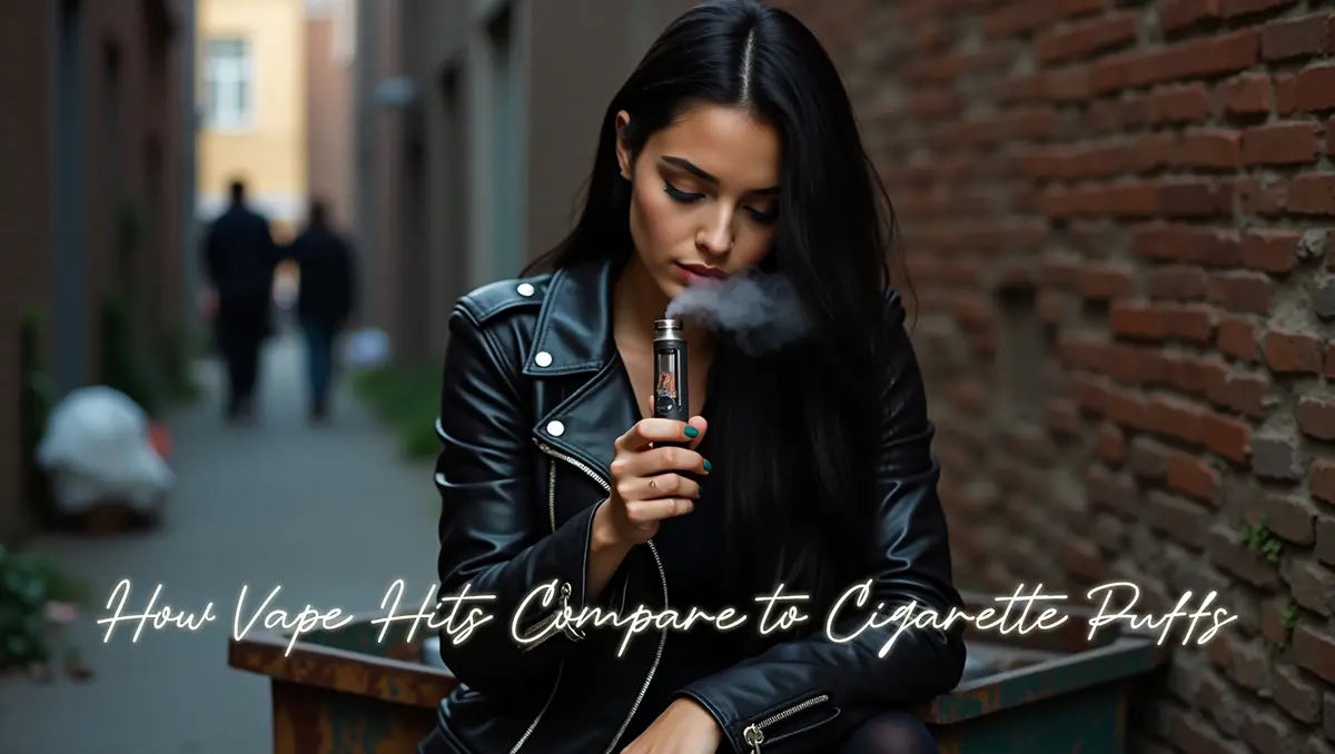 How Vape Hits Compare to Cigarette Puffs