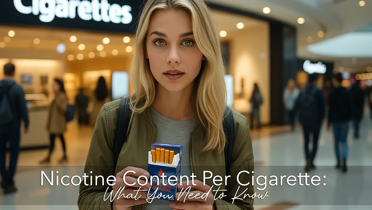 Nicotine Content Per Cigarette What You Need to Know