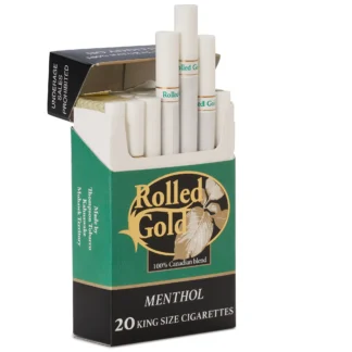 Rolled Gold Menthol Cigarettes