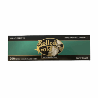Rolled Gold Menthol Cigarettes