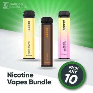 Nicotine Vapes Bundle - Pick Any 10