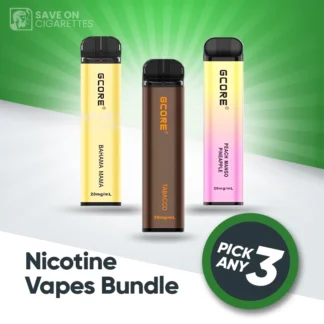 Nicotine Vapes Bundle - Pick Any 3