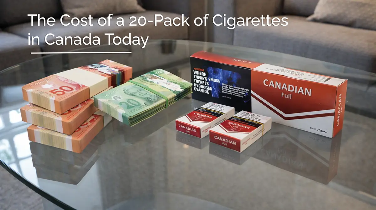 The Cost of a 20-Pack of Cigarettes in Canada Today
