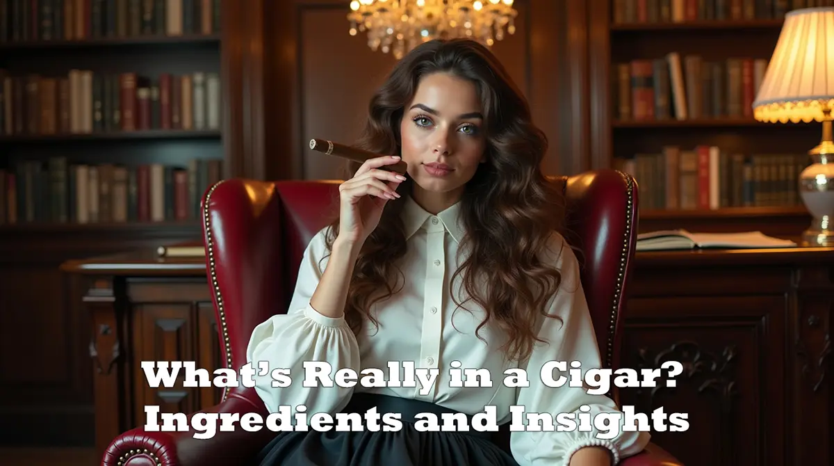 What’s Really in a Cigar Ingredients and Insights