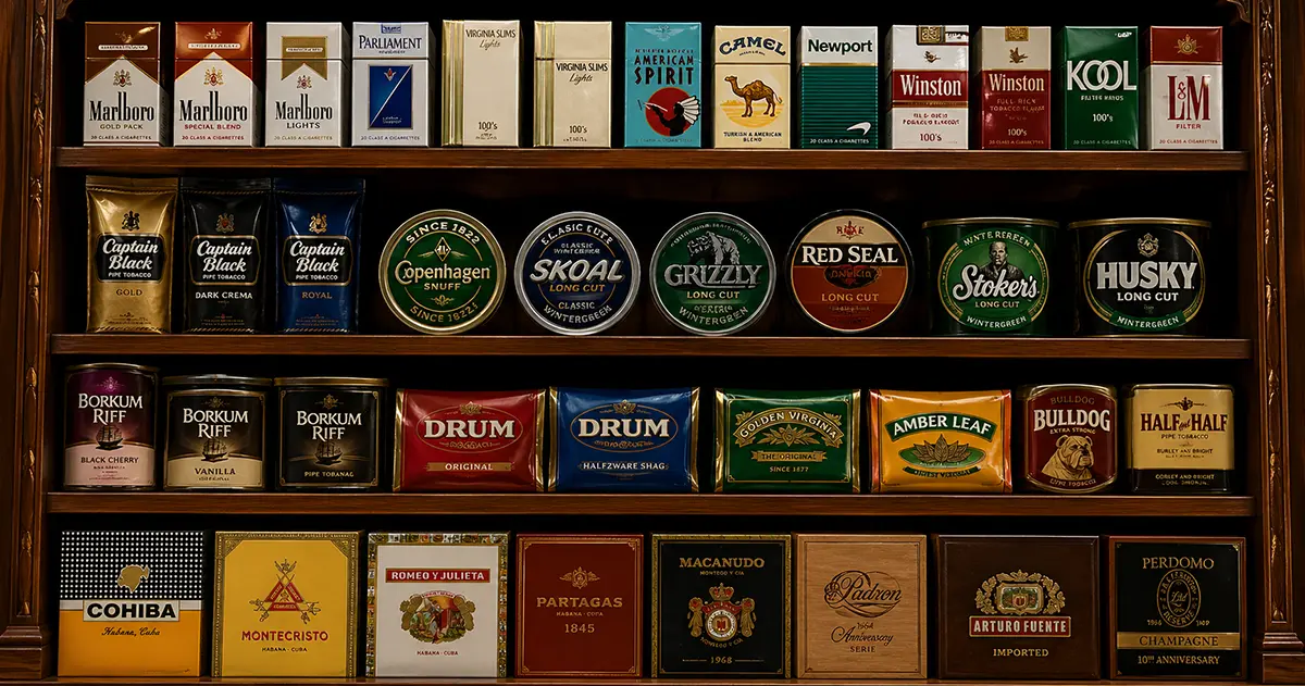 Best Tobacco Products in Canada (2026) Cigarettes, Pouches, Cigars & What to Choose