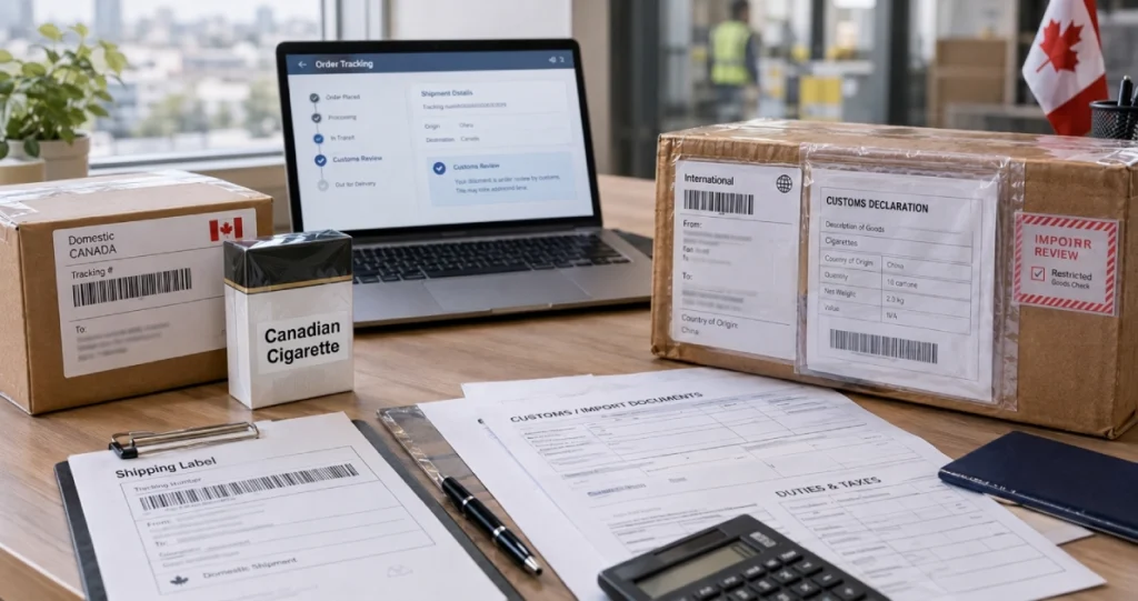 Domestic and International Cigarette Orders Are Different